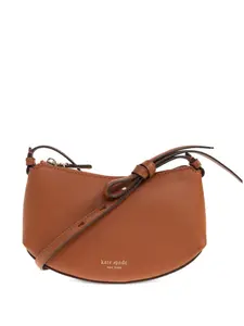Маленькая сумка на плечо Loop Kate Spade, коричневый