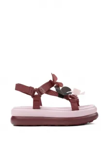 Сандалии Pelotas Flota Up с цветочной аппликацией Camper, красный