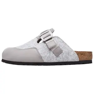 Birkenstock Бостонские туфли мужские лайм-серые Regular Loose Fit