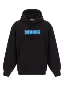 Худи с принтом спереди и сзади CARHARTT WIP, черный