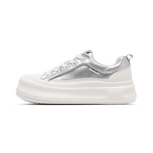Кроссовки CВ°BANNER Skateboard Shoes Women's Low-Top Silver