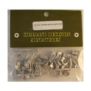 150-мм Небельверфер, WWII Command Decision Miniatures - Germany - Artillery, AA's, AFV's, & AT's (15mm) (Old Glory)