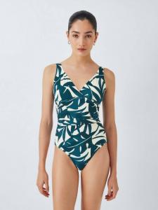 Купальник с драпировкой Maldives John Lewis, Blue