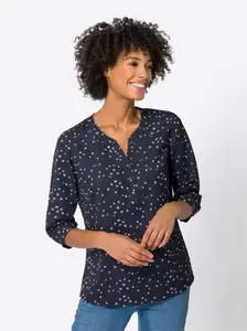 Блуза-комбинация Classic Basics, синий