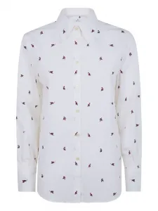 Рубашка с принтом в виде кошек Paul Smith, белый