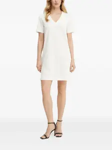 Декорированное платье с V-образным вырезом LIU JO, белый