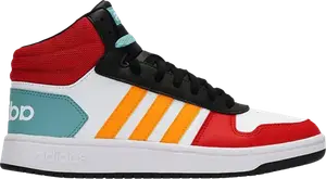 Кроссовки Adidas Hoops 2.0 Mid, разноцветный