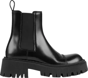 Кроссовки Balenciaga Wmns Tractor 20mm Boot Black, черный