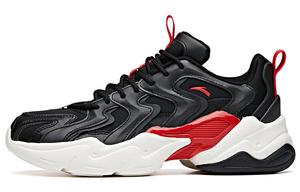 Кроссовки мужские толстые низкие черные/красные Anta