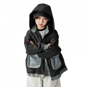 Детская куртка с капюшоном Moderate EASTERN CAMEL, черный