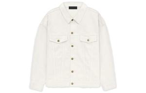 Джинсовая куртка Fear Of God Essentials, цвет Cloud Dancer