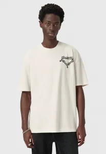 Футболка drip crew с принтом Allsaints, Chalk White