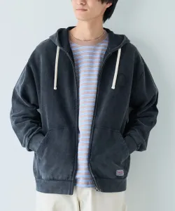 Худи на молнии в винтажном стиле от SMITH'S (Smith) Coen, цвет Dk.Gray