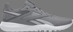 Кроссовки flexagon energy 4 'grey white' Reebok, серый