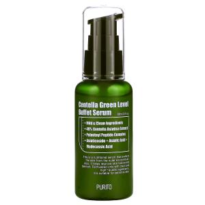 Purito, Centella Green Level Buffet Serum, питательная сыворотка с готу колой, 60 мл (2 жидк. унции)