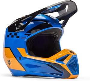 Мотоциклетный шлем Fox Racing Unisex V1 для мотокросса и бездорожья, Blue Collect