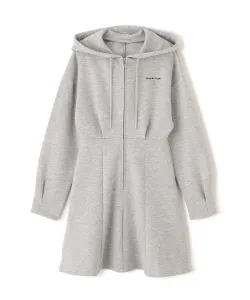 Платье-худи для дайверов, мини-платье Jill By Jill Stuart, цвет Gray