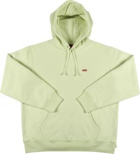 Толстовка Supreme Small Box Hooded Sweatshirt 'Pale Green', зеленый