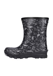 Детские резиновые сапоги Cenerki на теплой подкладке ZIGZAG, черный