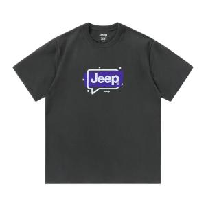 Футболка для школьников с круглым вырезом Moderate Jeep, темно-серый