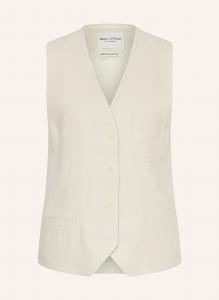 Жилет-Блейзер с льном Marc O'Polo, экрю