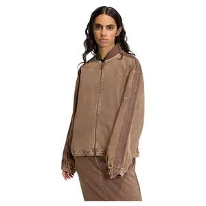 Толстовка adidas Originals Corduroy SST на молнии, коричневый