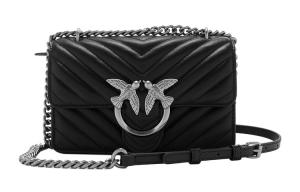 Pinko Женская сумка через плечо из овчины, черная