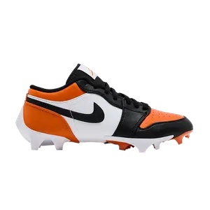 Бутсы Air Jordan Jordan 1 Low TD Cleat 'Shattered Backboard', оранжевый