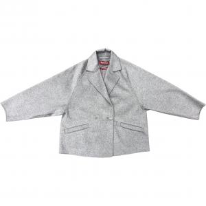 Женское серое пальто MaxMara, серый