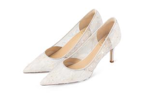 Туфли на высоком каблуке женские белый 7Or9