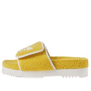 Сандалии x adidas gg platform sandal 'yellow cotton sponge' Gucci, желтый