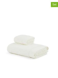 Lanerossi Комплект из 2 белых полотенец