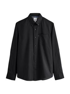 Next Рубашка на пуговицах Regular fit в черном цвете