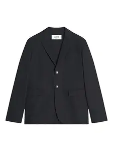 Однобортный пиджак Maison Kitsuné, черный