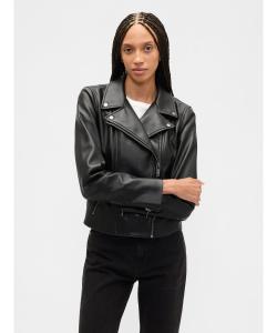 (W) Куртка для мотоциклиста из веганской кожи