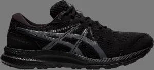Кроссовки gel contend 7 4e wide 'black carrier grey' Asics, черный