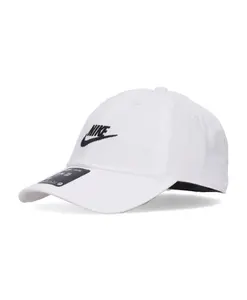 Кепка Club Futura с изогнутым козырьком, бело-черная. Nike, белый