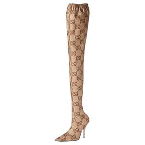 Сапоги женские бежевый Gucci