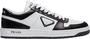 Кроссовки Prada Wmns Downtown Leather Black White, белый