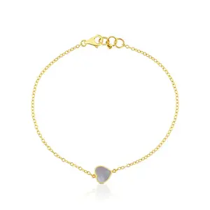 Браслет Tous XXS Heart, золото/перламутр