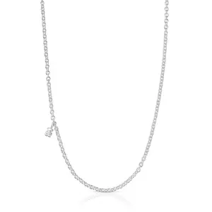 Колье Tous Bold Bear Short With Round Rings, серебро