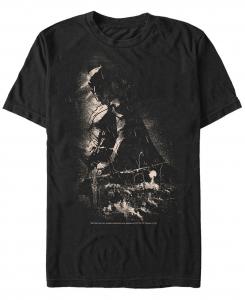 Мужская футболка с коротким рукавом dc batman stormy shadows Fifth Sun, черный