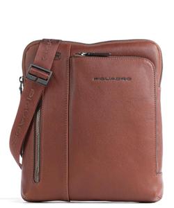 Сумка через плечо Black Square из зерненой кожи Piquadro, коричневый