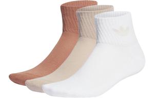 Носки до колена унисекс Adidas Originals, цвет 3双装（褐色+米色+白色）