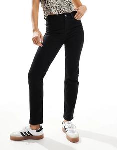 Узкие джинсы черного цвета New Look