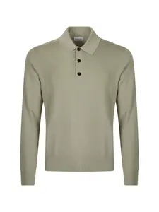 Поло с длинным рукавом Burberry, бежевый