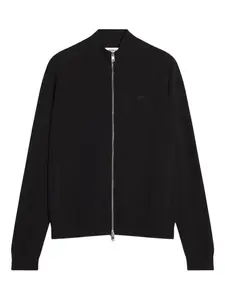 Шерстяной кардиган Maison Kitsuné, черный