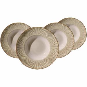 Тарелка для пасты Ritzenhoff & Breker Nerano 4er Set, бежевый - керамика - 31 x 7 x 31 см