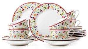 Кофейный сервиз Ritzenhoff & Breker Doppio 18 шт, 1x1x1 см, красочный