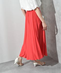 Расклешенная юбка с эластичным поясом